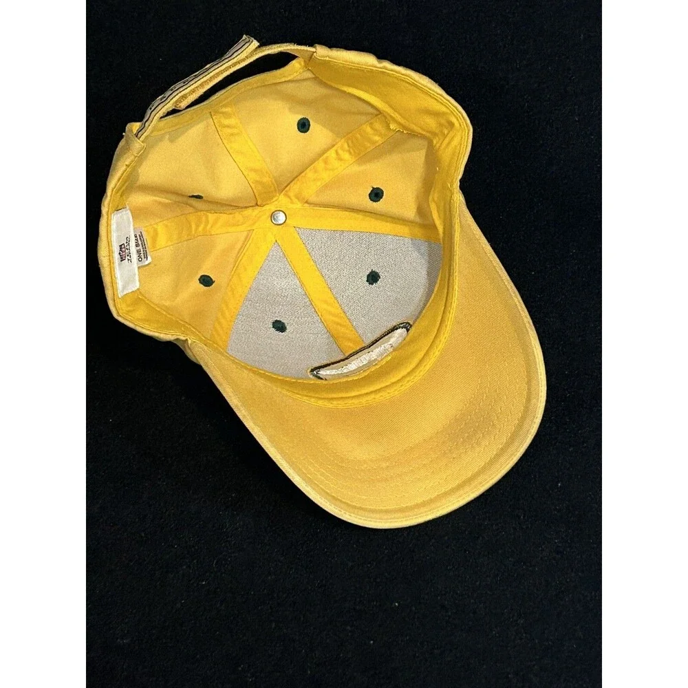 Green Bay Packers NFL Team Apparel Strap Back Hat/Cap Yellow
